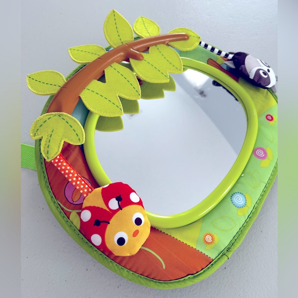 Baby Car Seat Mirror w/ Animals